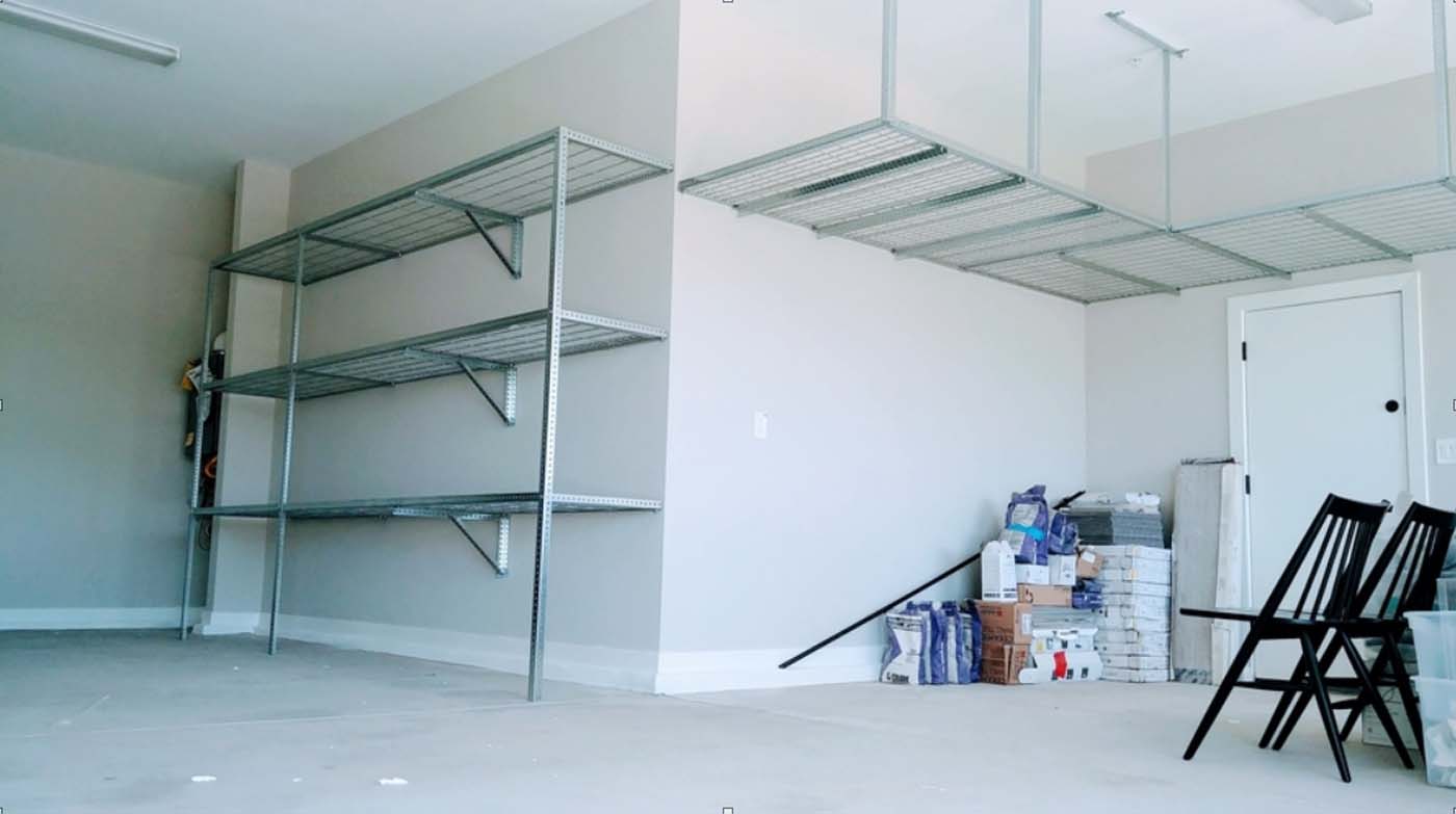 Garage ceiling racks